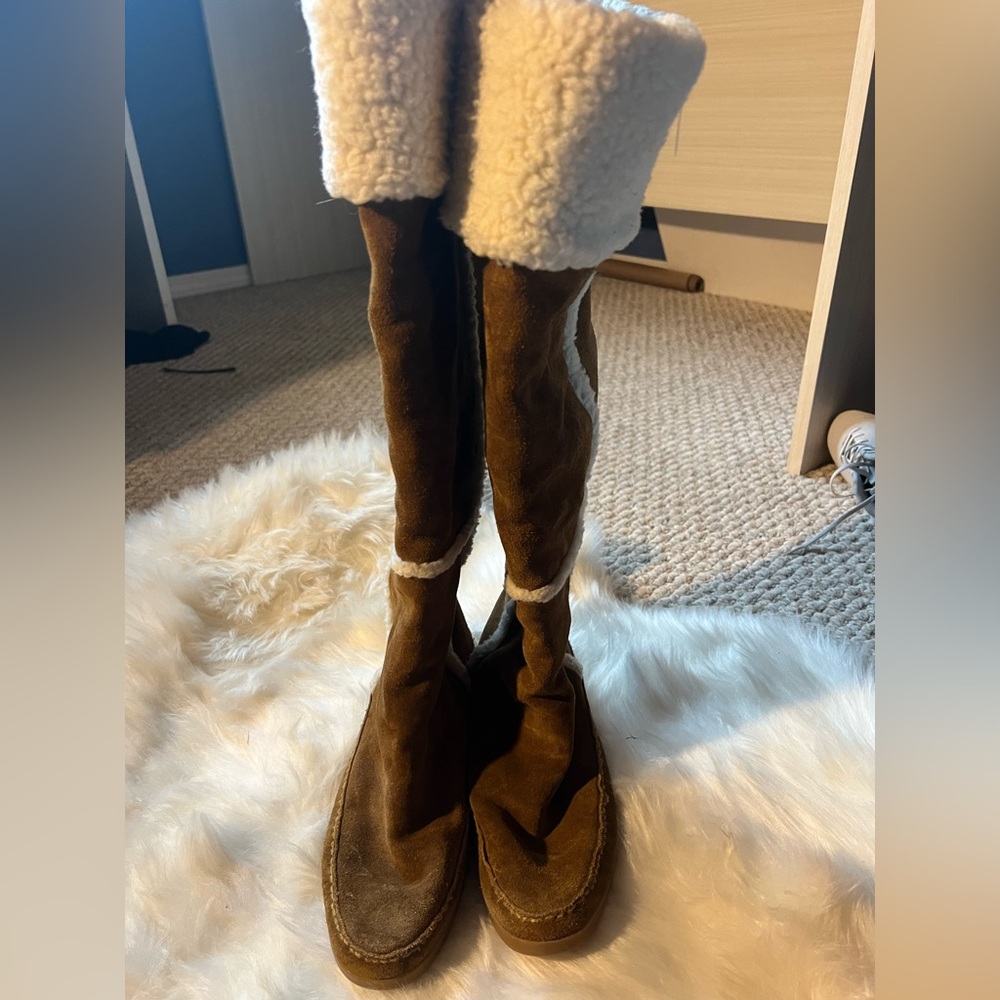 Michael Michael Kors tall suede boots - Picture 6 of 11